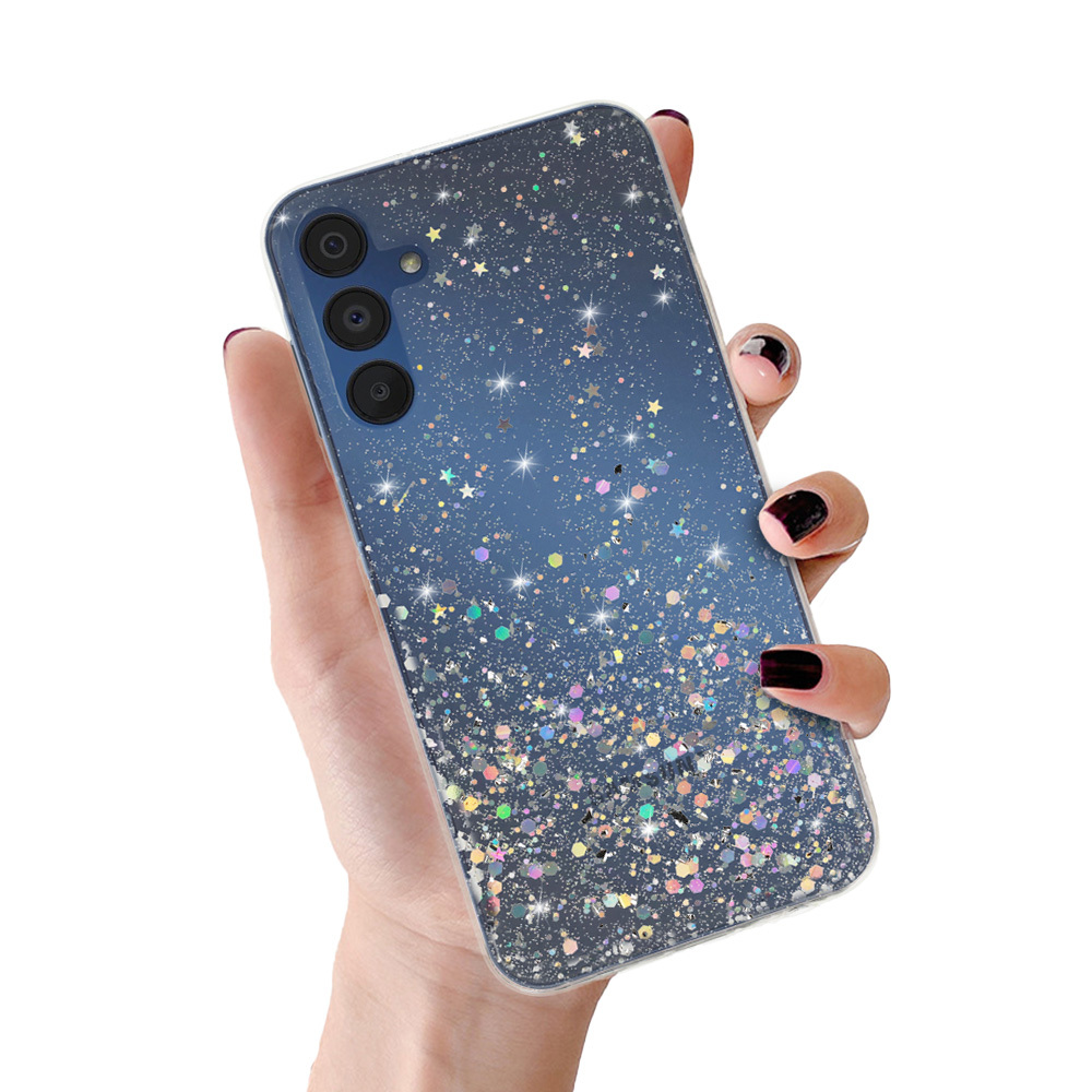 Kryt třpytivý Brilliant pro Samsung Galaxy A15 4G/5G , barva čirá