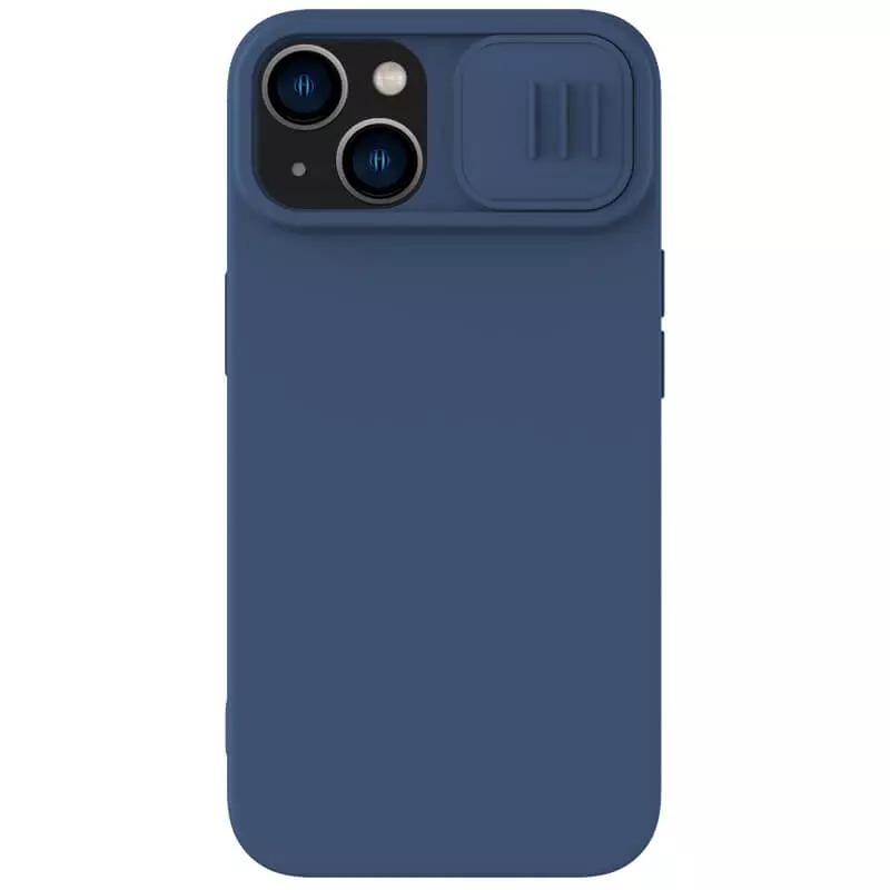 Kryt CamShield Silky Silicone Case for Apple iPhone 15 Plus , barva modrá