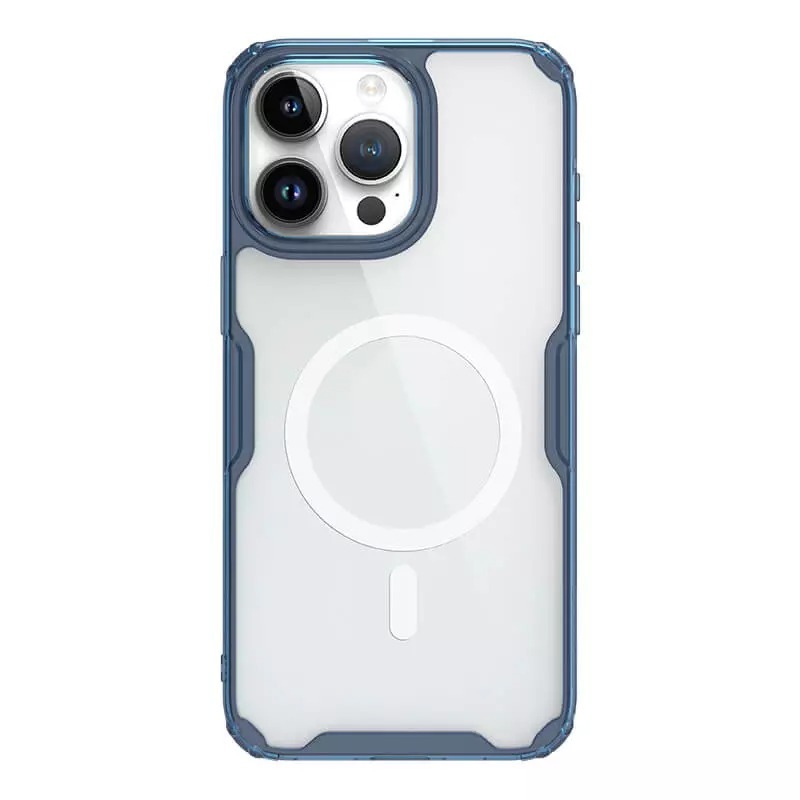 Kryt Nature Pro Magnetic TPU Case for Apple iPhone 15 Pro , barva čirá-, barva modrá