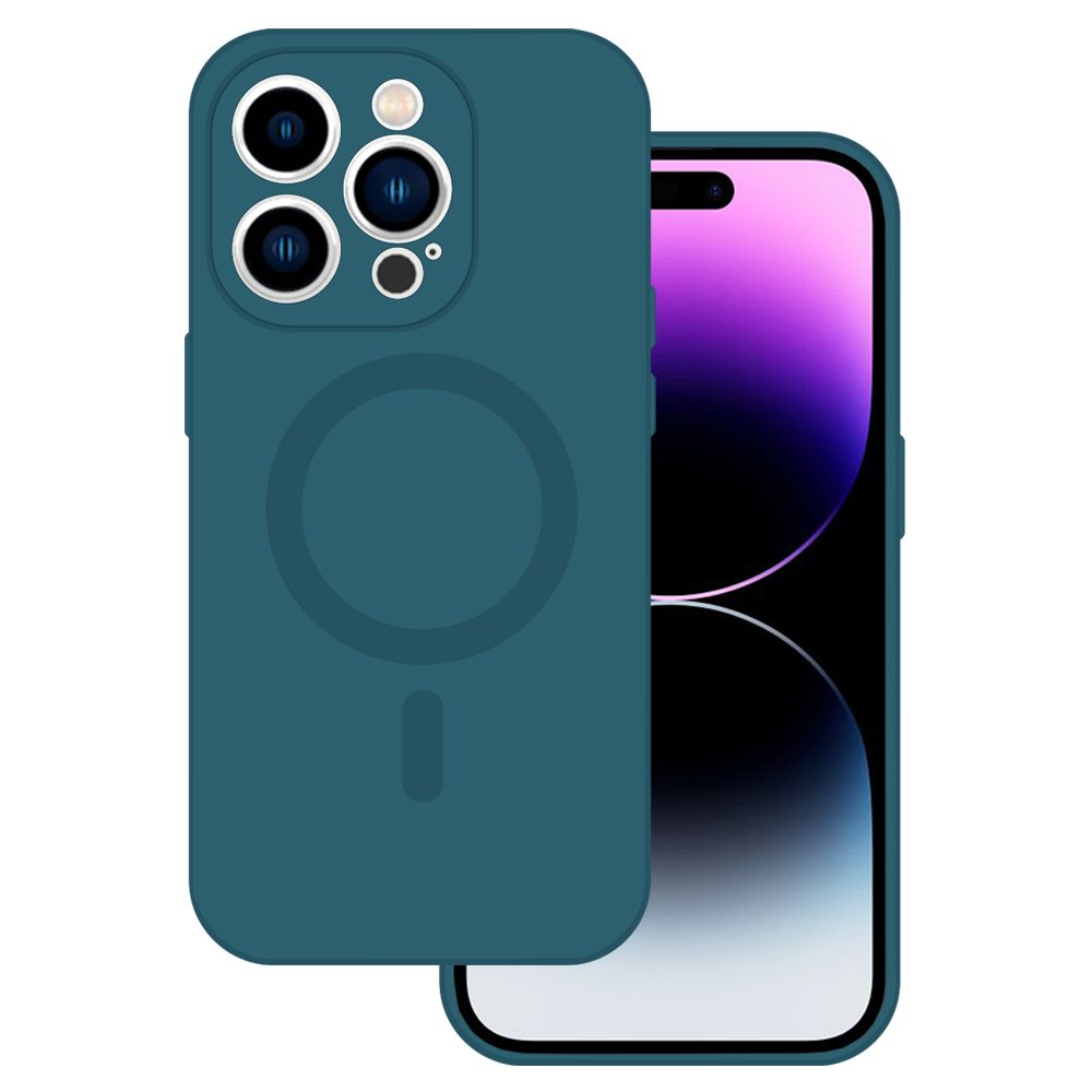 Kryt MagSafe Silicone pro Apple iPhone 14 , barva modrá