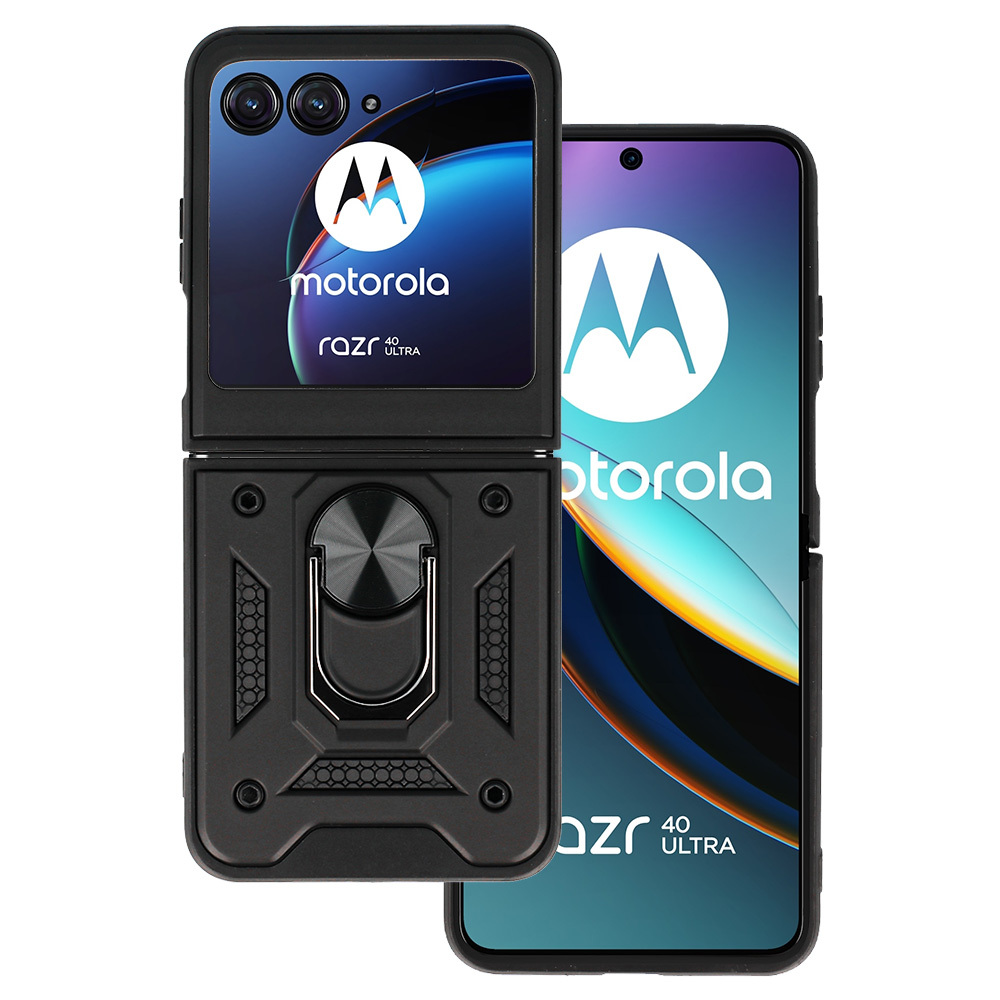 Kryt odolný SlideCam pro Motorola Razr 40 Ultra , barva černá