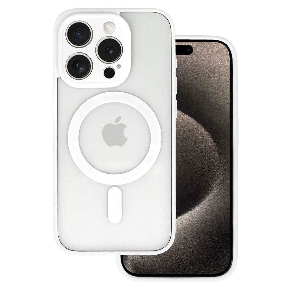 Kryt Acryl Color MagSafe pro Apple iPhone 11 , barva bílá