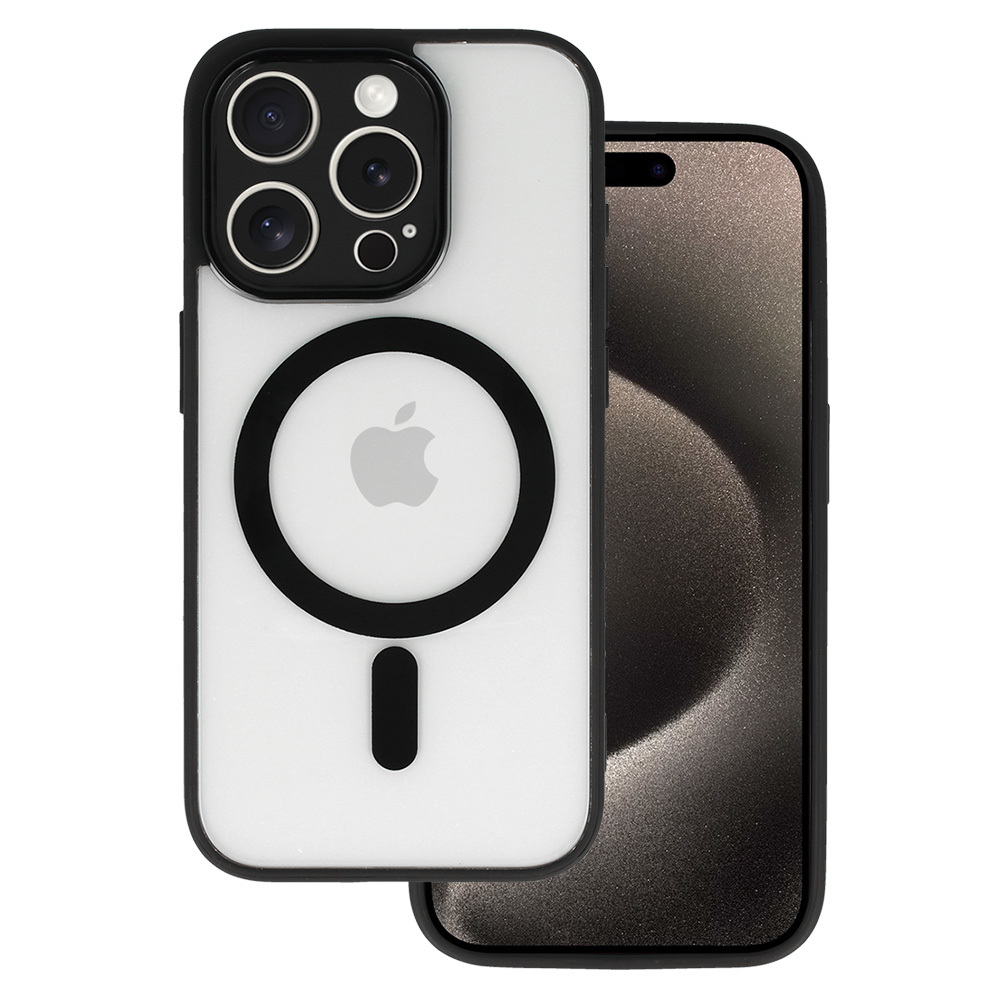 Kryt Acryl Color MagSafe pro Apple iPhone 12 , barva černá