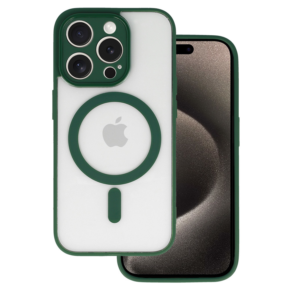 Kryt Acryl Color MagSafe pro Apple iPhone 12 , barva zelená