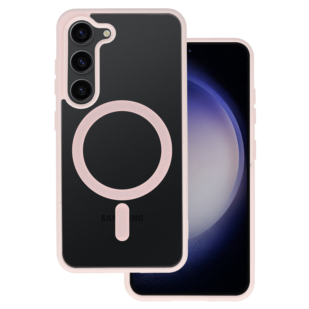 Kryt Acryl Color MagSafe pro Samsung Galaxy S22 , barva růžová
