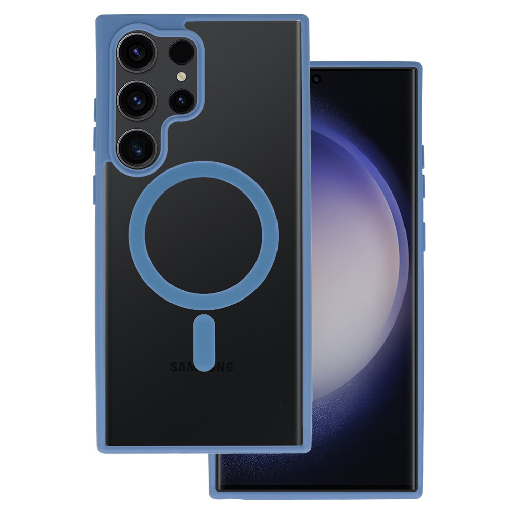 Kryt Acryl Color MagSafe pro Samsung Galaxy S23 Ultra , barva světle modrá