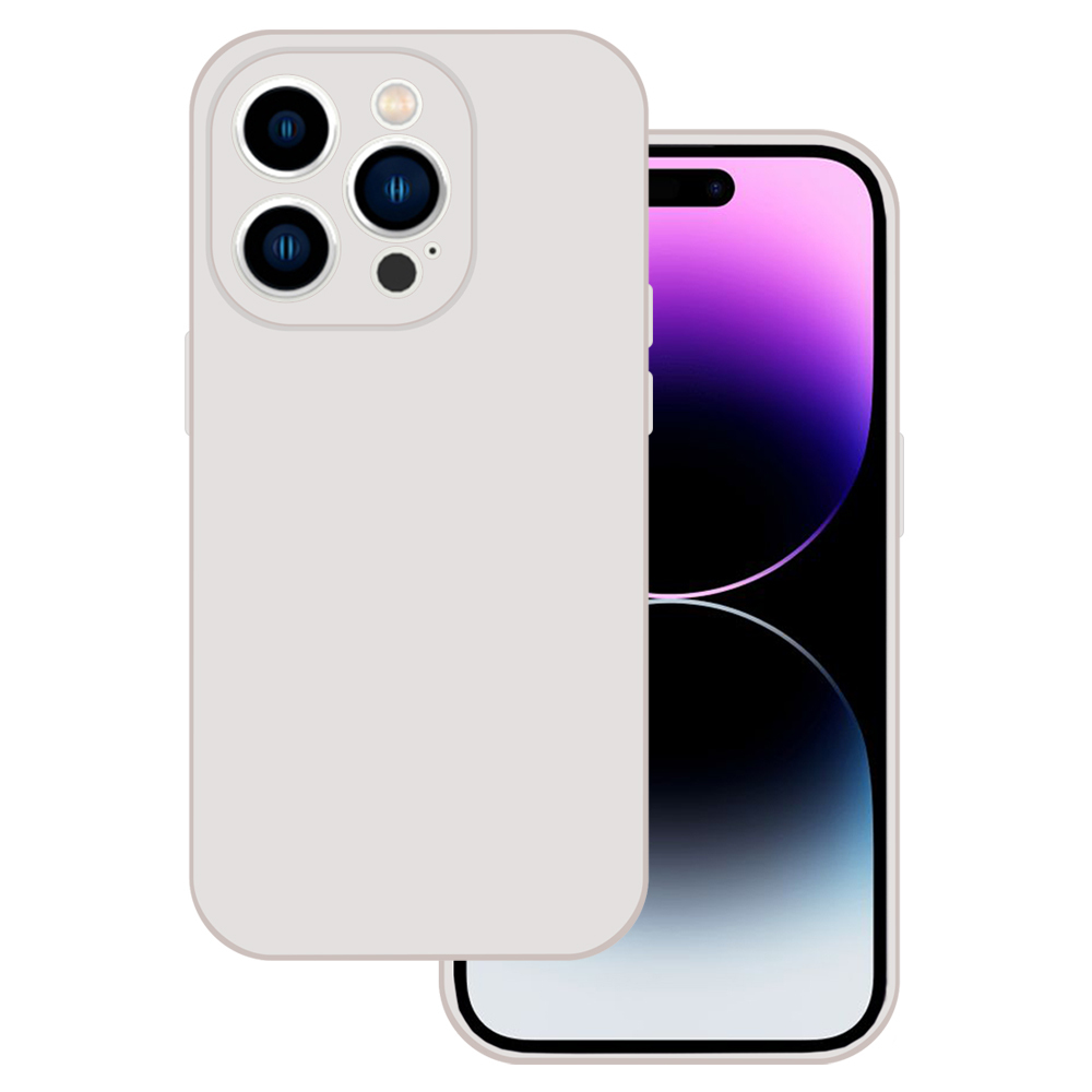 Kryt Silicone Premium pro Apple iPhone 12 , barva pudrová