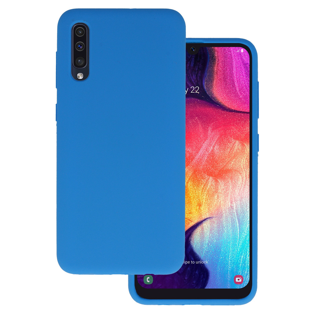 Kryt Silicone Lite pro Samsung Galaxy A50/A30S/A50S , barva modrá