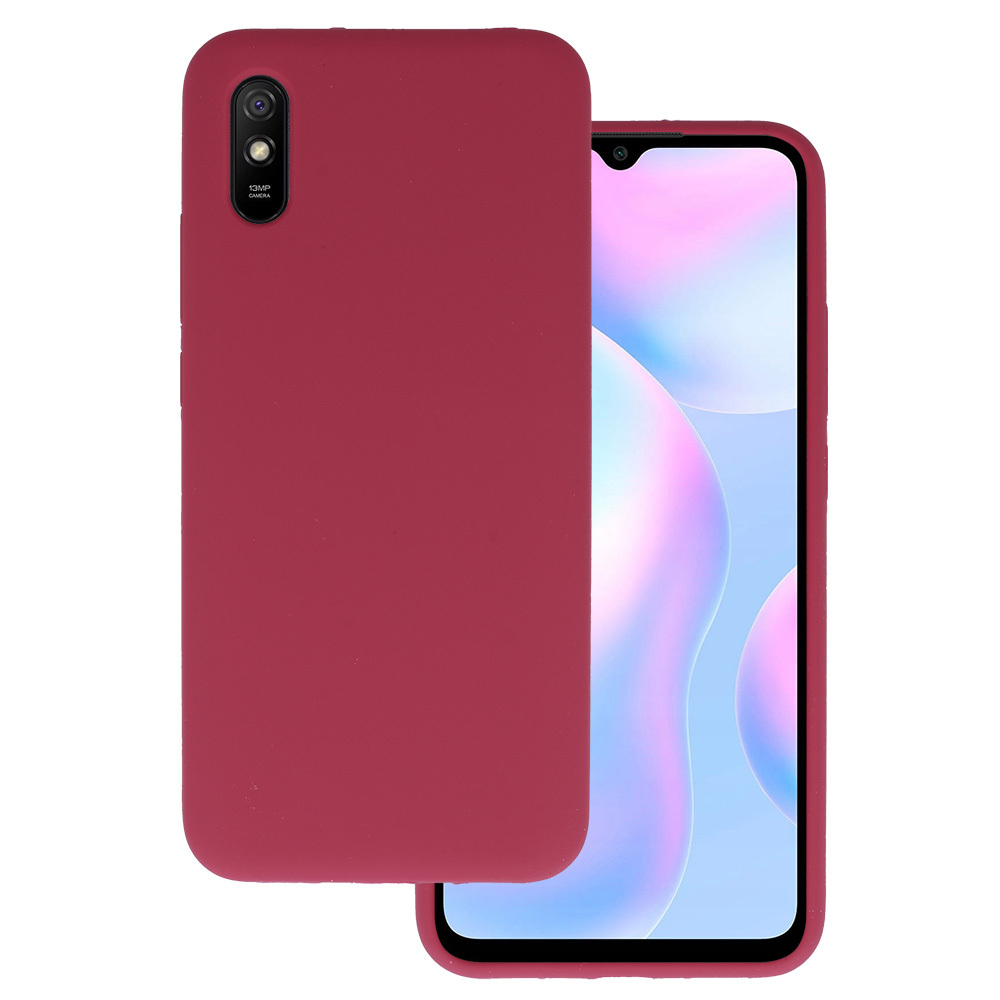 Kryt Silicone Lite pro Xiaomi Redmi 9A , barva vínová