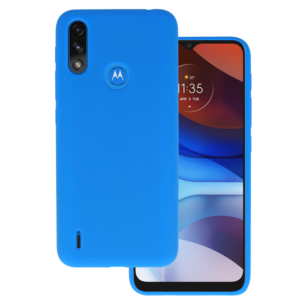Kryt Silicone Lite pro Motorola Moto E7 Power/E7i Power , barva modrá