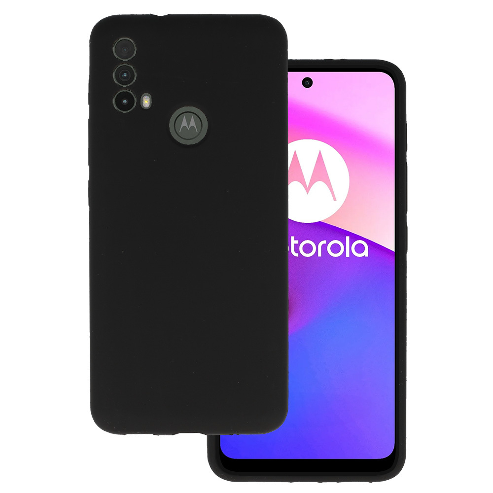 Kryt Silicone Lite pro Motorola Moto E40/E30 , barva černá