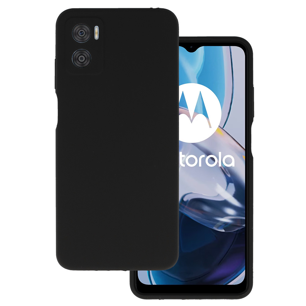 Kryt Silicone Lite pro Motorola Moto E22/E22i , barva černá