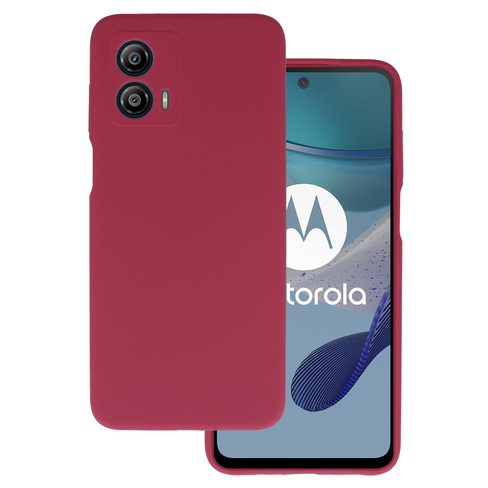 Kryt Silicone Lite pro Motorola Moto G53 , barva vínová