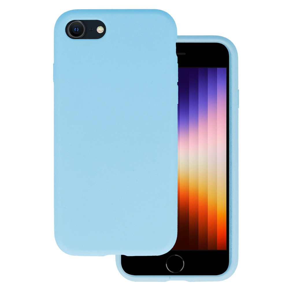 Kryt Silicone Lite pro Apple iPhone 7/8/SE 2020/SE 2022 , barva světle modrá
