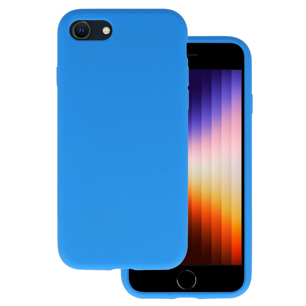 Kryt Silicone Lite pro Apple iPhone 7/8/SE 2020/SE 2022 , barva modrá