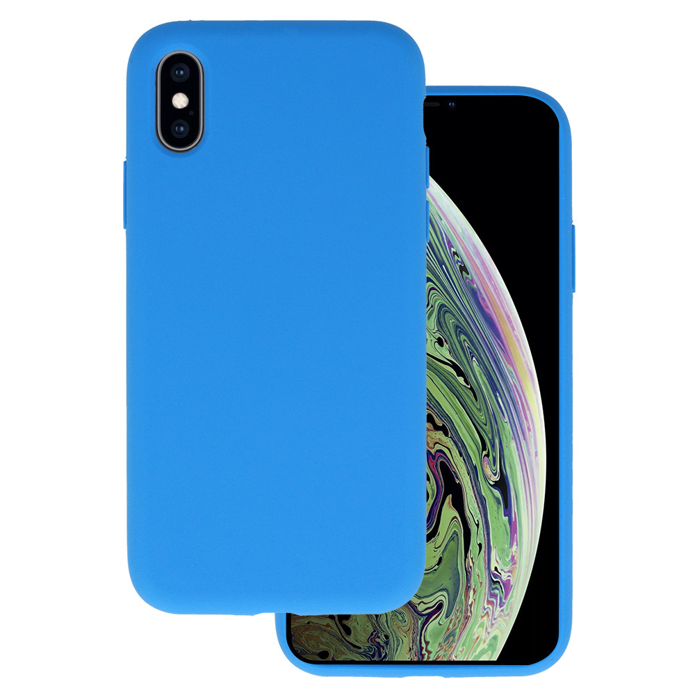 Kryt Silicone Lite pro Apple iPhone X/XS , barva modrá
