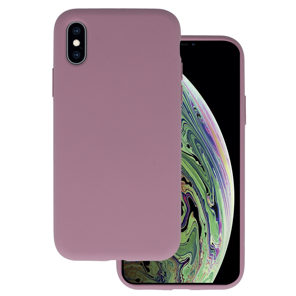 Kryt Silicone Lite pro Apple iPhone X/XS , barva fialová