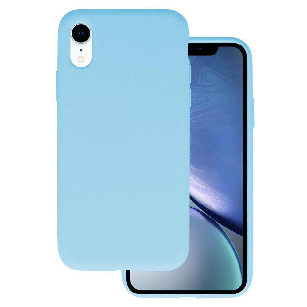 Kryt Silicone Lite pro Apple iPhone XR , barva světle modrá