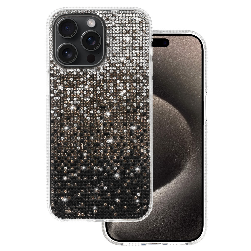 Kryt kamínkový Super Diamond pro Apple iPhone 13 Pro , barva černá