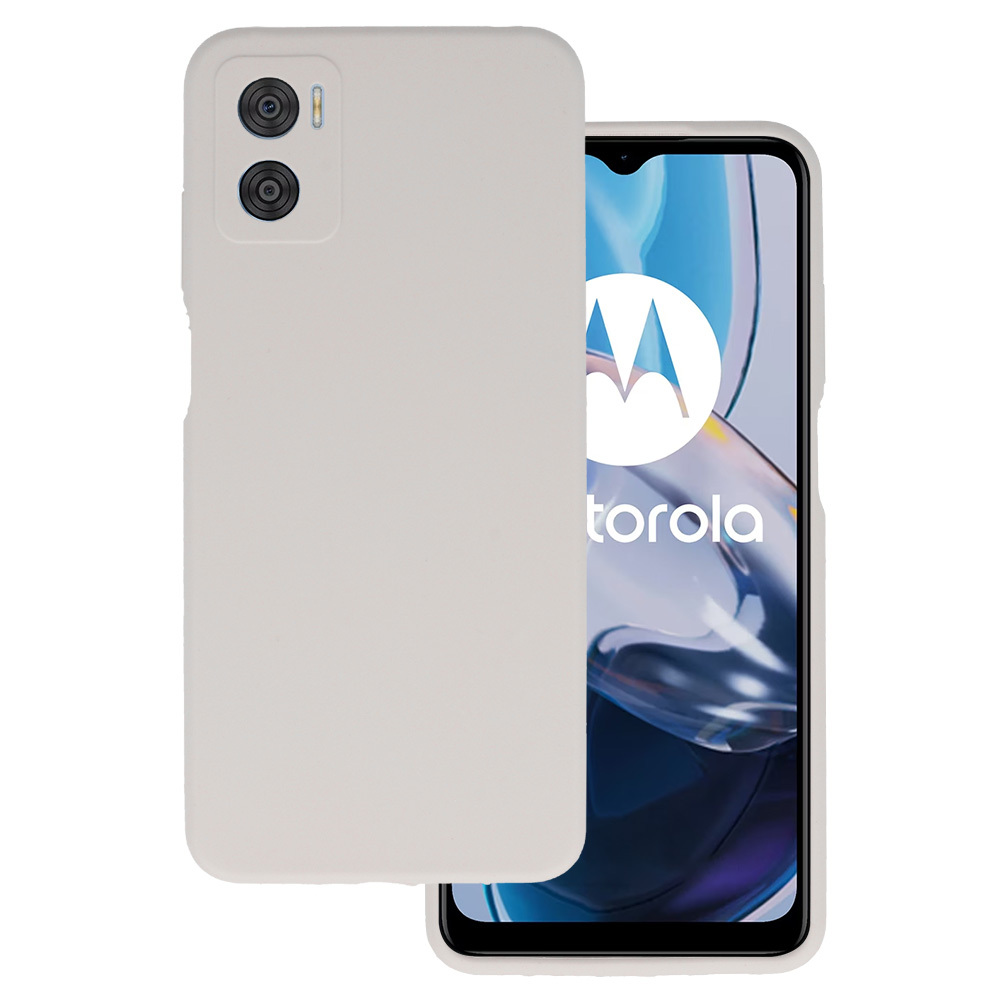 Kryt Silicone Lite pro Motorola Moto E22/E22i , barva titanová