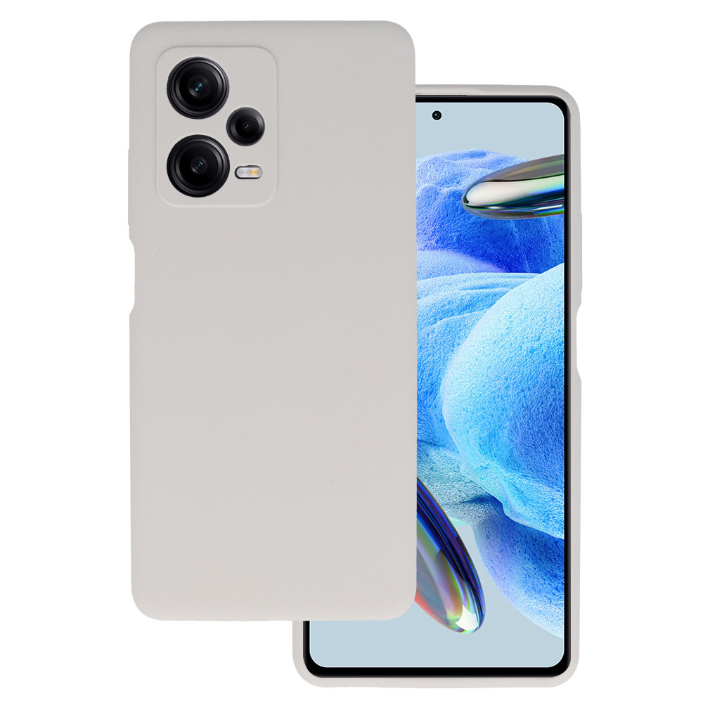Kryt Silicone Lite pro Xiaomi Redmi Note 12 Pro Plus , barva titanová