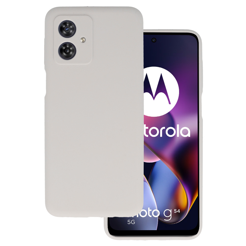 Kryt Silicone Lite pro Motorola Moto G54 5G , barva titanová