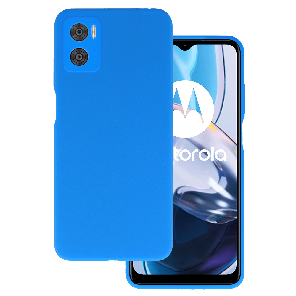 Kryt Silicone Lite pro Motorola Moto E22/E22i , barva modrá