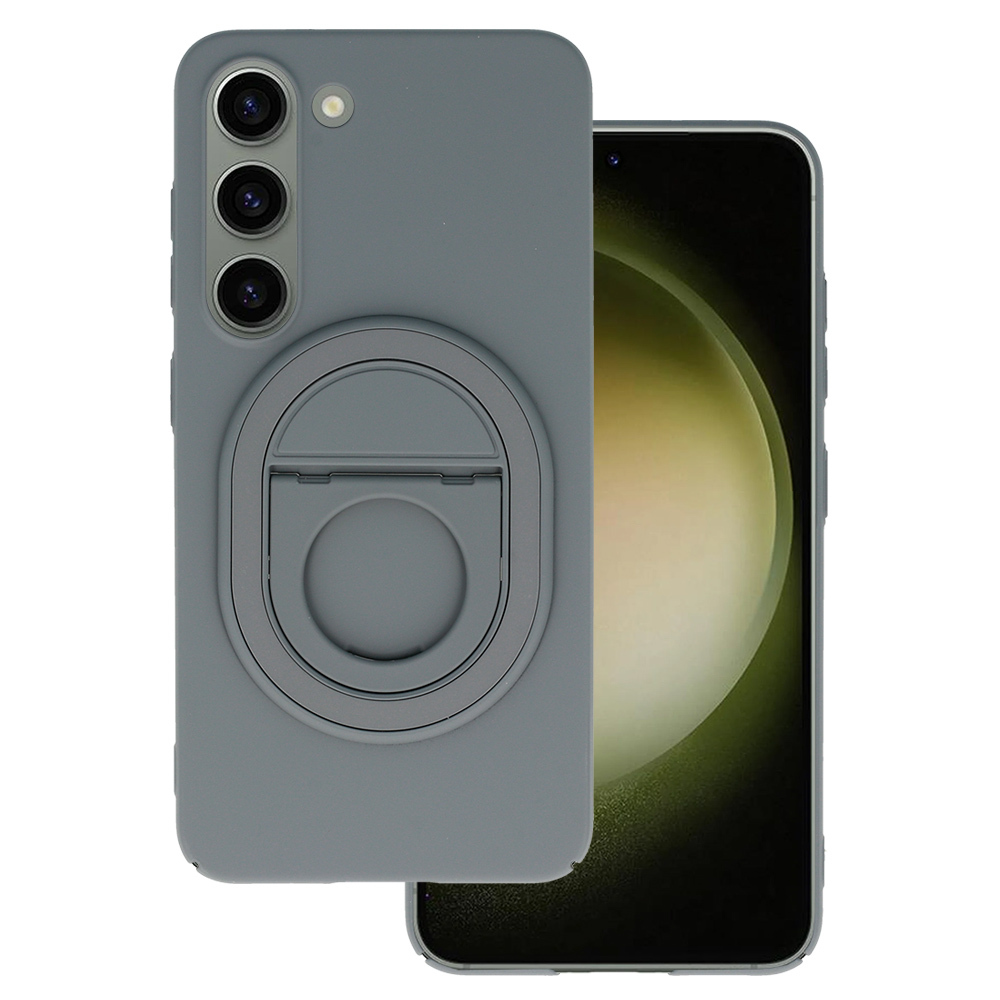 Kryt Magnetic Elipse pro Samsung Galaxy S23 , barva šedá