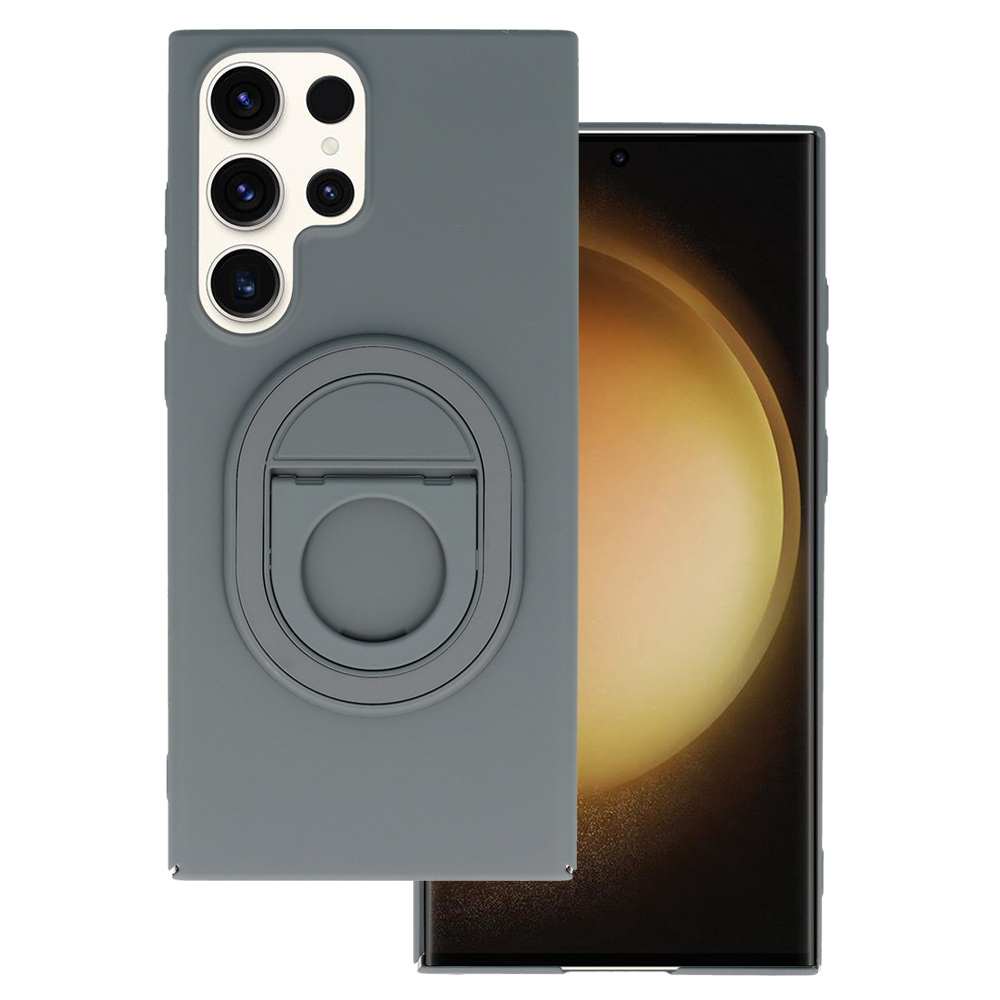 Kryt Magnetic Elipse pro Samsung Galaxy S23 Ultra , barva šedá