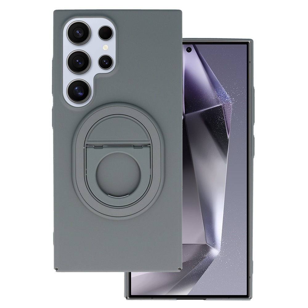 Kryt Magnetic Elipse pro Samsung Galaxy S24 Ultra , barva šedá