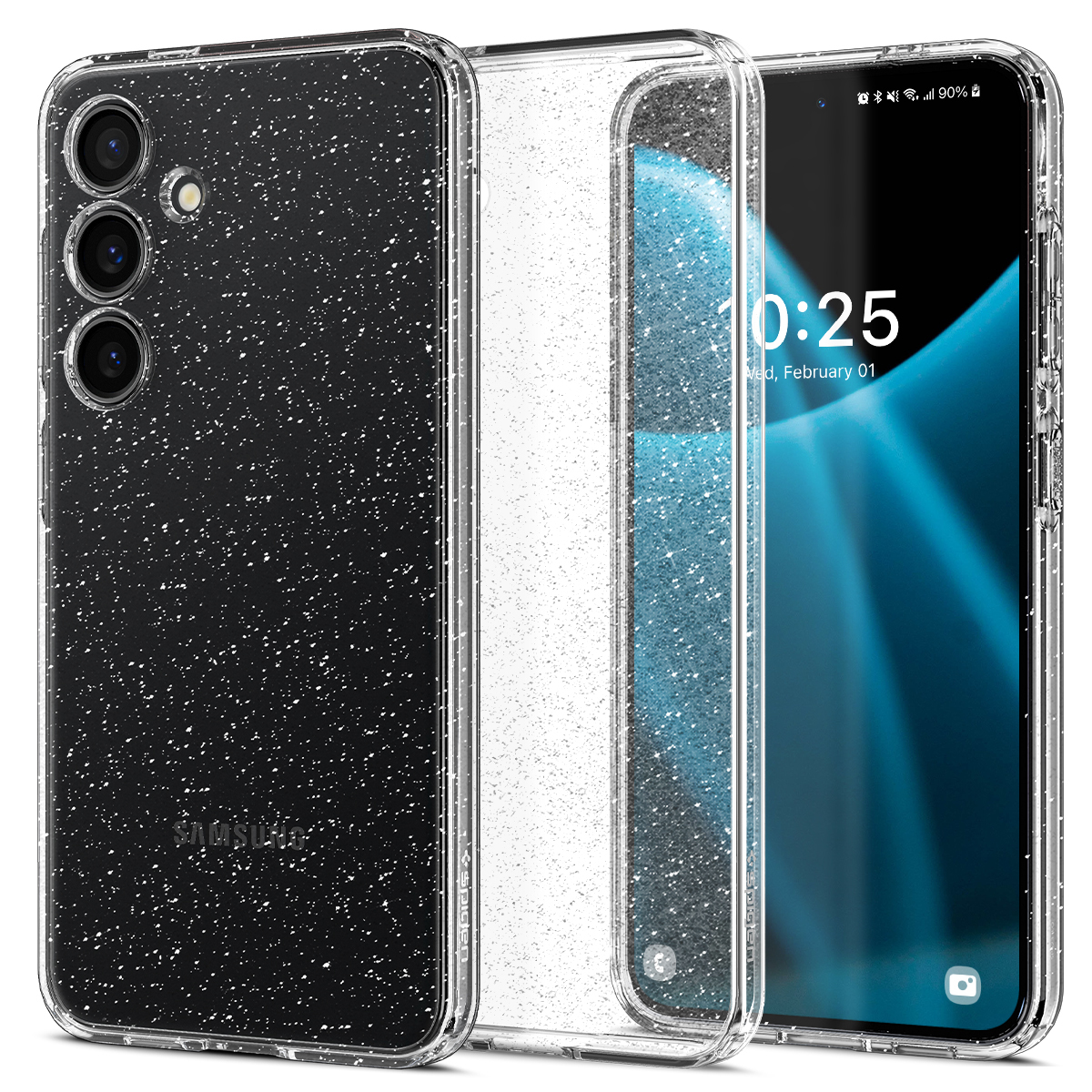 Kryt Liquid Crystal ACS07345 for Samsung Galaxy S24 - Glitter Crystal