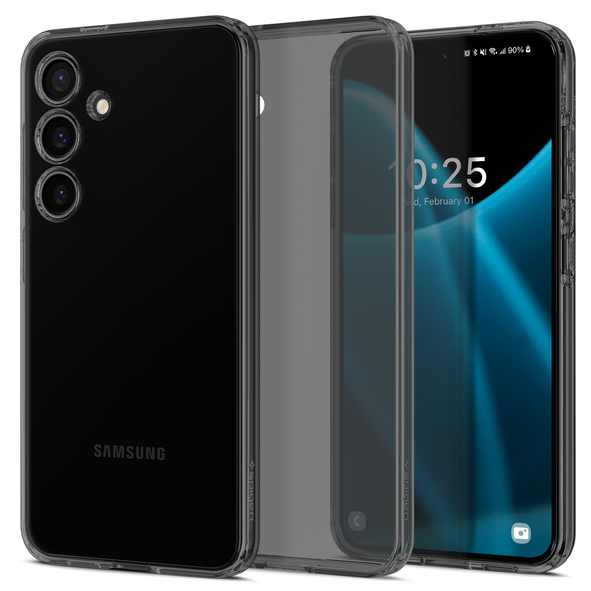 Case SPIGEN Liquid Crystal ACS07344 for Samsung Galaxy S24 - Space Crystal  - Galaxy S24 - Toptel Akcesoria GSM