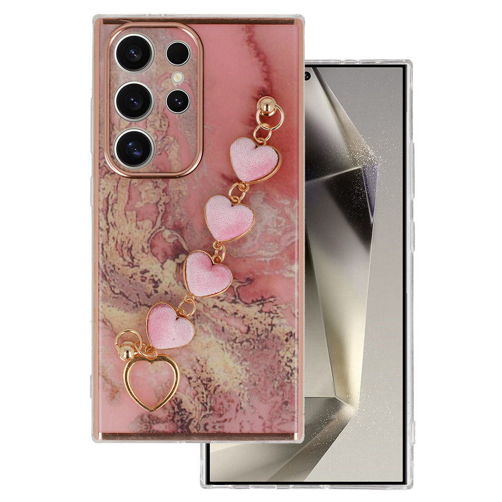 Kryt Trend pro Samsung Galaxy S23 Ultra , design 6 , barva růžová