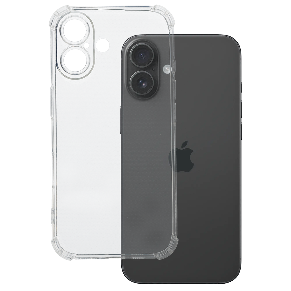 Kryt ClinShock 1,5mm pro Apple iPhone 16 , barva čirá