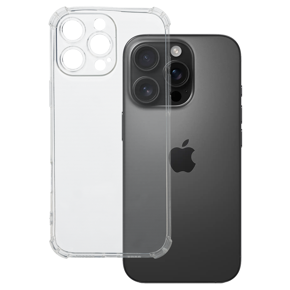 Kryt ClinShock 1,5mm pro Apple iPhone 16 PRO , barva čirá