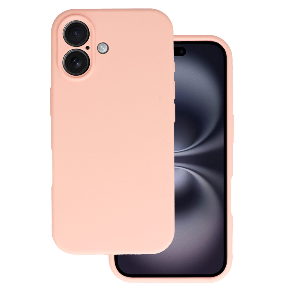 Kryt Silicone Lite pro Apple iPhone 16 , barva broskvová