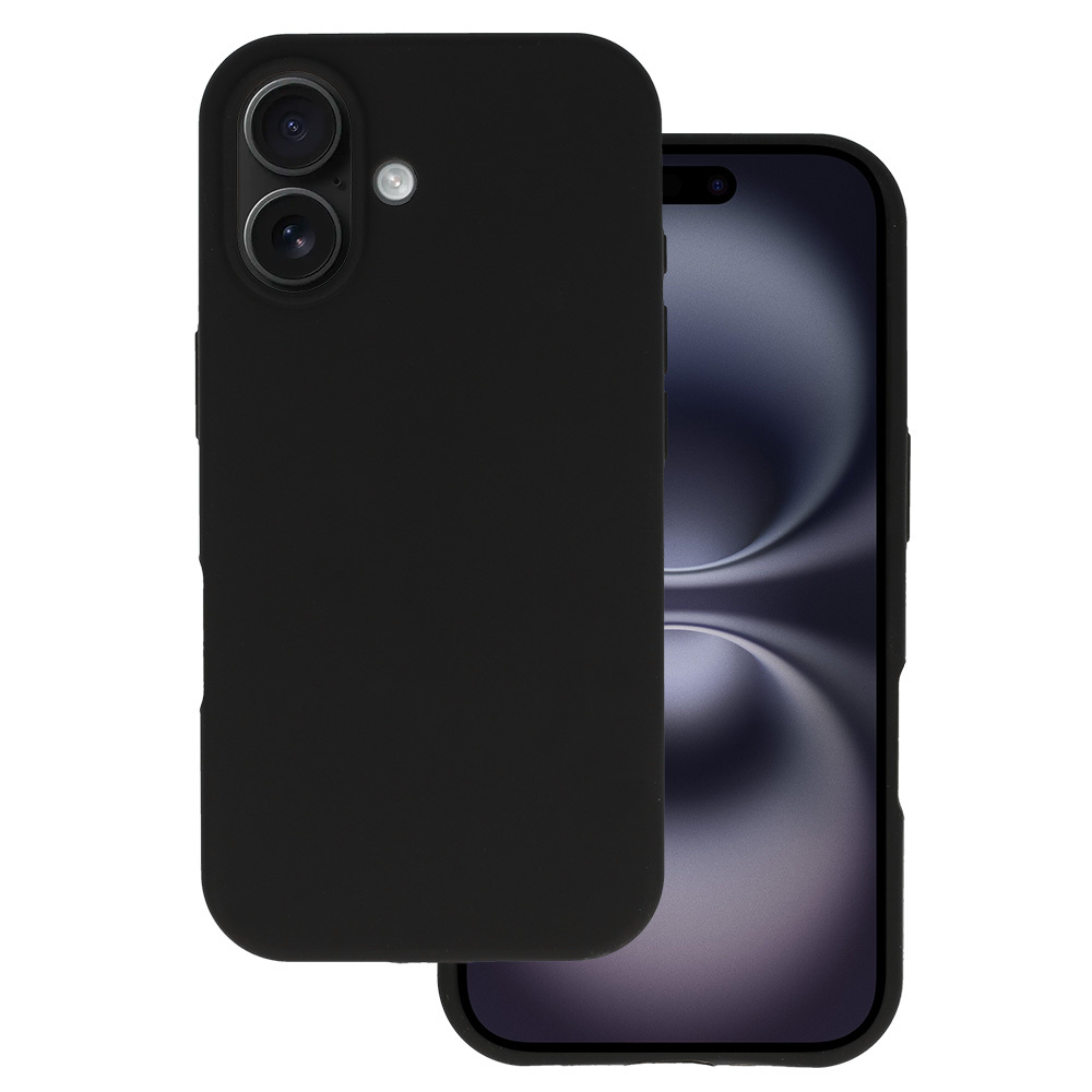Kryt Silicone Lite pro Apple iPhone 16 , barva černá