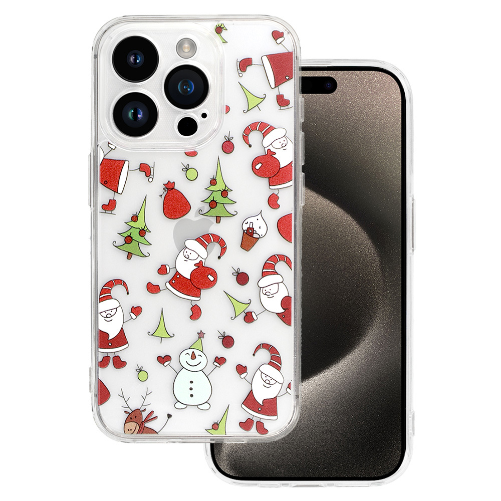 TEL PROTECT Christmas Kryt ClearCase pro Apple iPhone 13 Pro , design 1