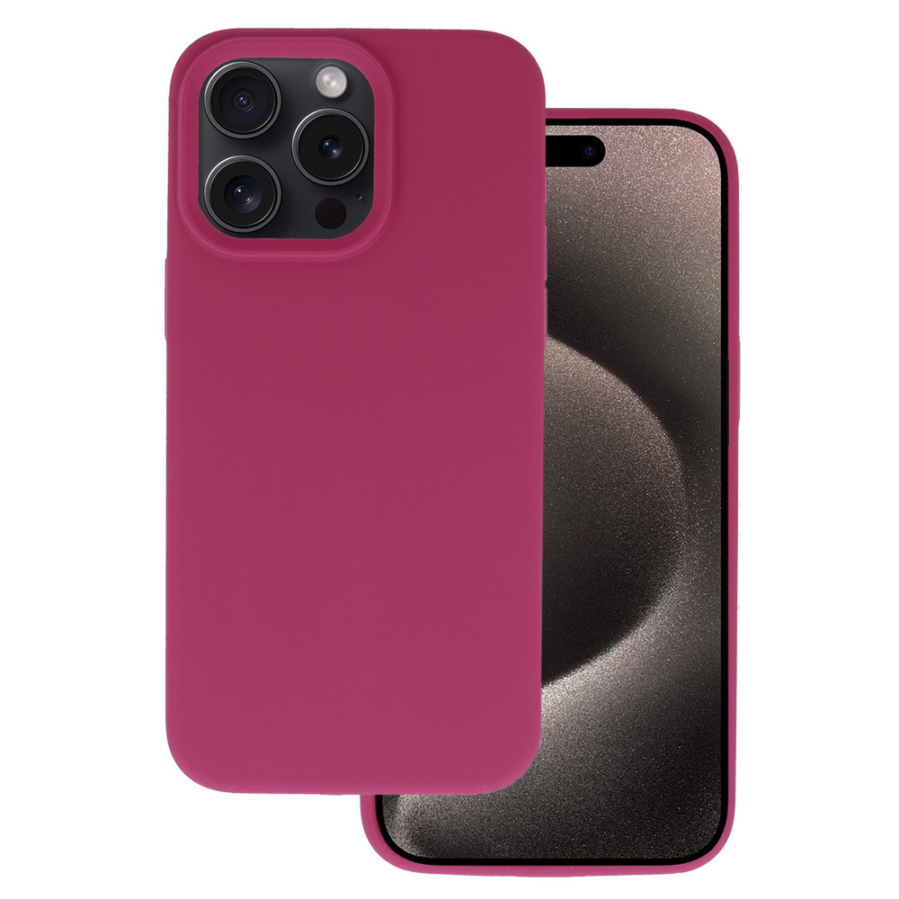 Kryt Silicone Lite pro Apple iPhone 13 , barva malinová