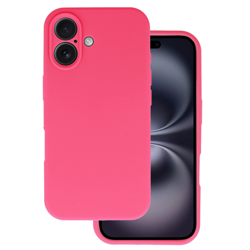 Kryt Silicone Lite pro Apple iPhone 16 fuchsia