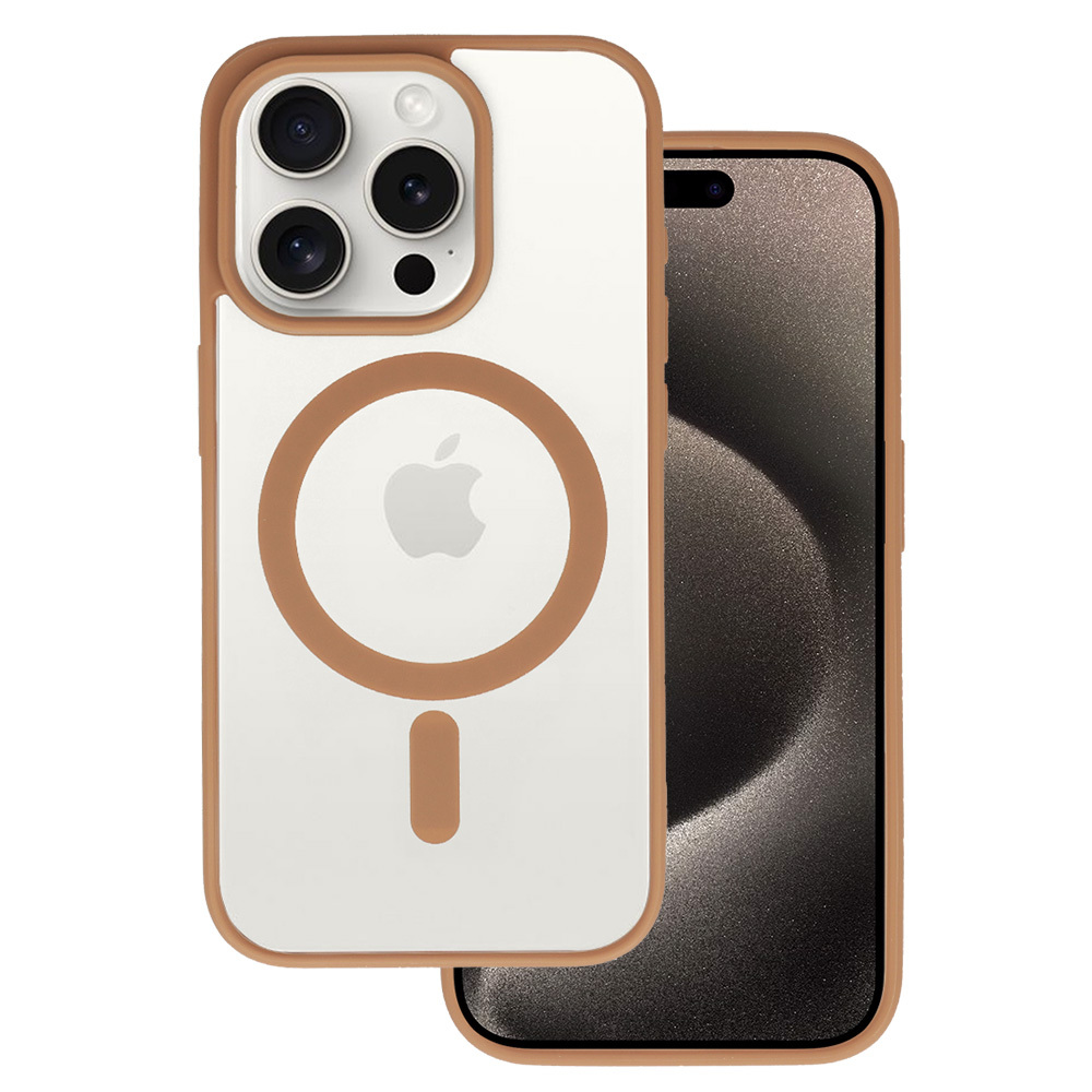Kryt Acryl Color MagSafe pro Apple iPhone 15 Pro desert , barva titanová