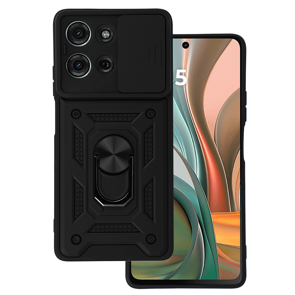 Kryt odolný SlideCam pro Motorola Moto G75 5G , barva černá