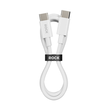 Rock Cable P8 Basic Series - Type C to Type C - PD 60W 3A 1 metre white