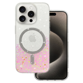 Tel Protect Moonlite Magsafe Case for Samsung Galaxy S25 pink clear