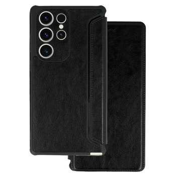 Razor Leather Book Case for Samsung Galaxy S25 black