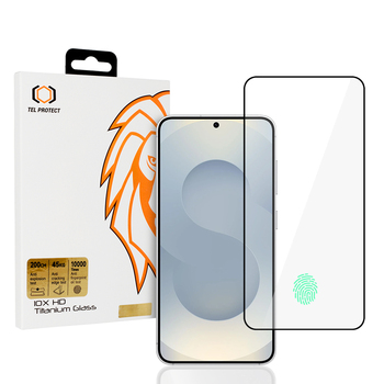 Hartowane szkło Tel Protect 10X HD Titanium do Samsung Galaxy S25 Plus/S24 Plus (with fingerprint unlock)