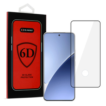 Tel Protect Full Glue 6D Tempered Glass for XIAOMI 15 PRO BLACK