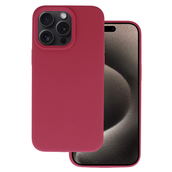 Silicone Lite Case for Xiaomi 15 Pro 5G burgundy