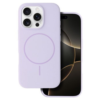 Magsafe Slim Silicone for Iphone 14 purple