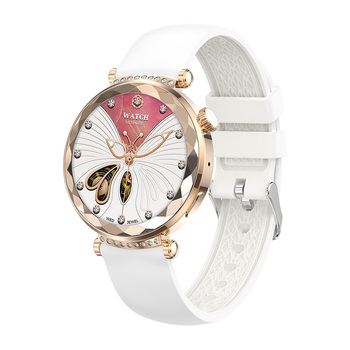 Blavec Smartwatch W-19 Liana HD AMOLED Voice Call (SWW19-RG) różowe złoto + 2 paski